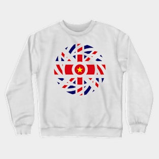 British Vietnamese Multinational Patriot Flag Series Crewneck Sweatshirt